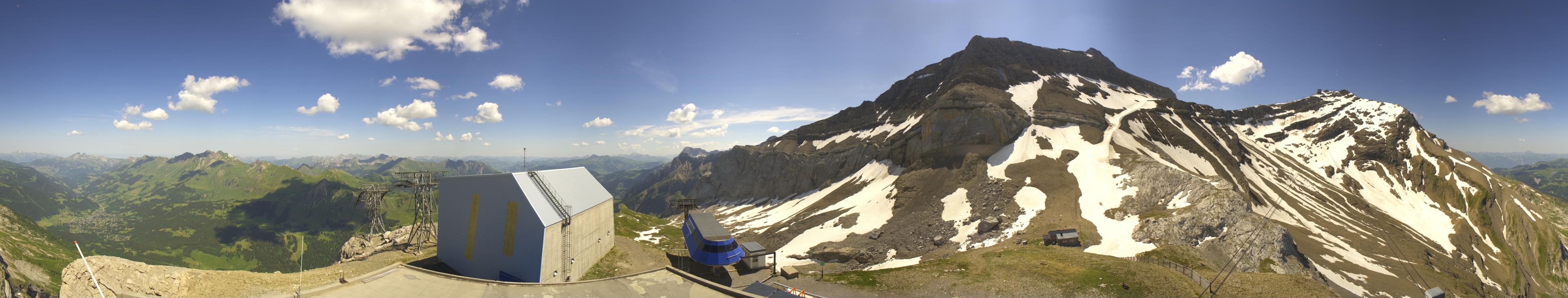 Webcam Glacier 3000: Cabane 2525m