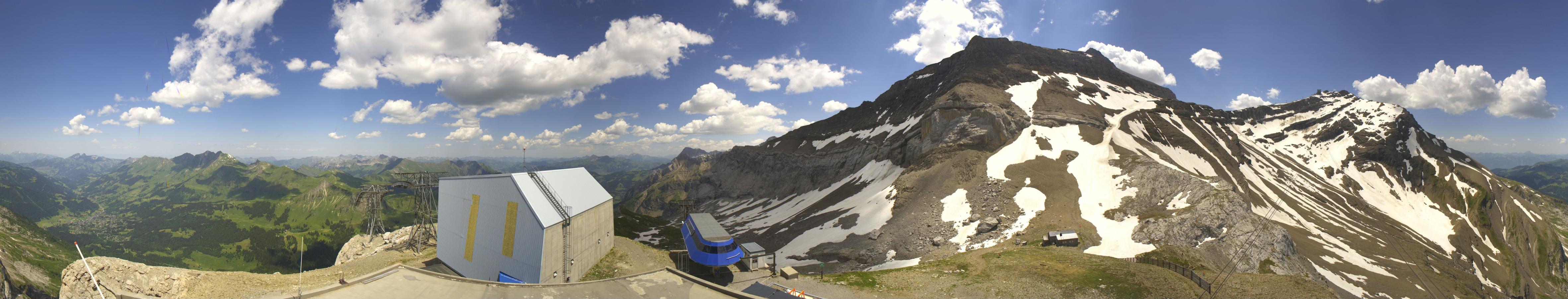 Webcam Glacier 3000: Cabane 2525m