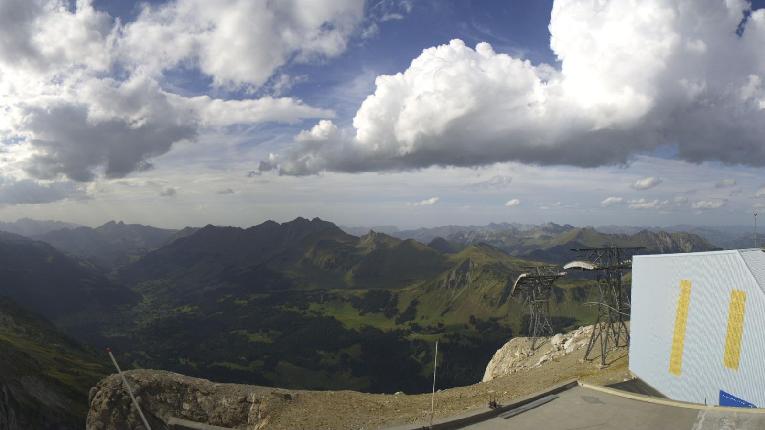 Webcam Glacier 3000: Cabane 2525m