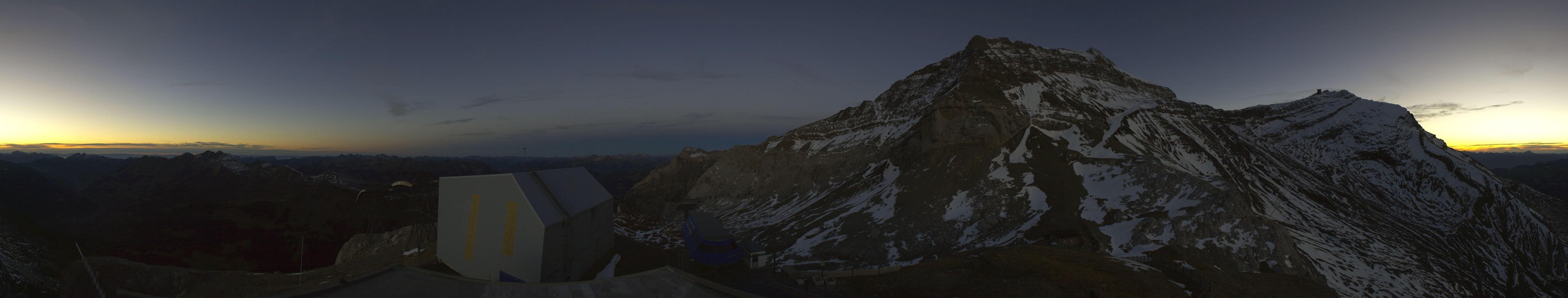 Webcam Glacier 3000: Cabane 2525m