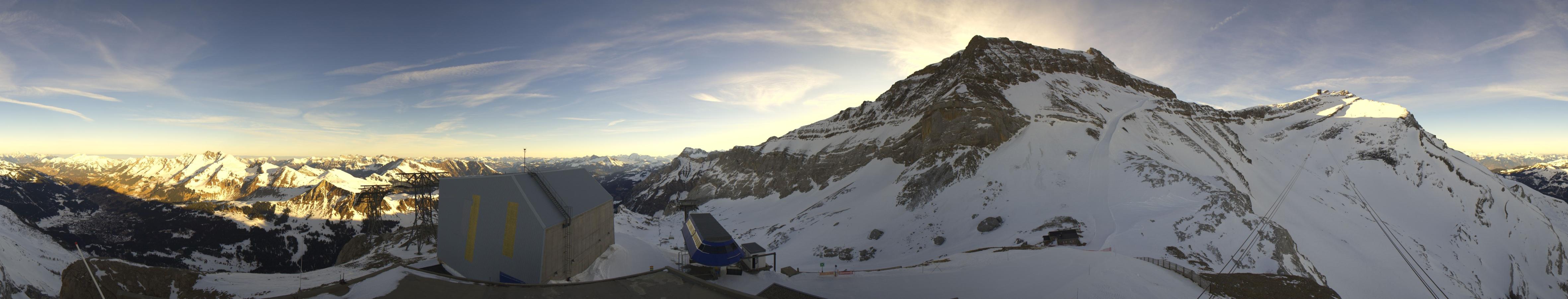 Webcam Glacier 3000: Cabane 2525m