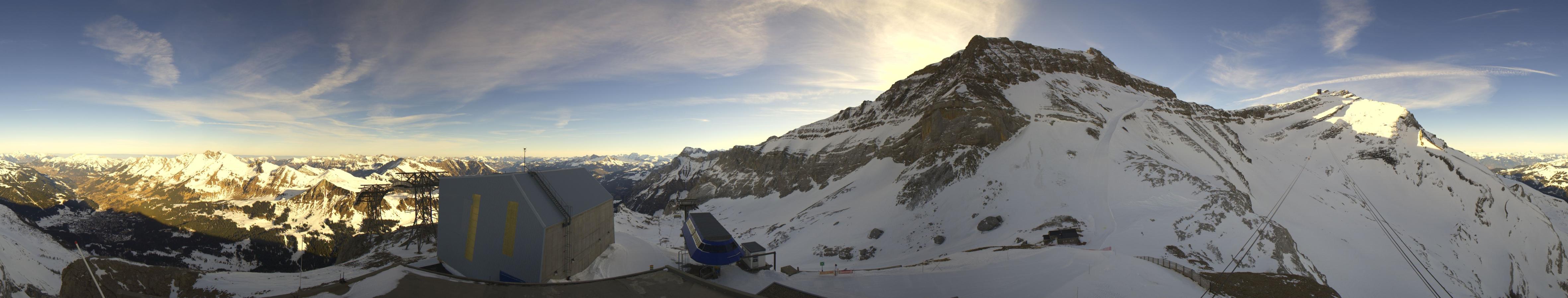 Webcam Glacier 3000: Cabane 2525m