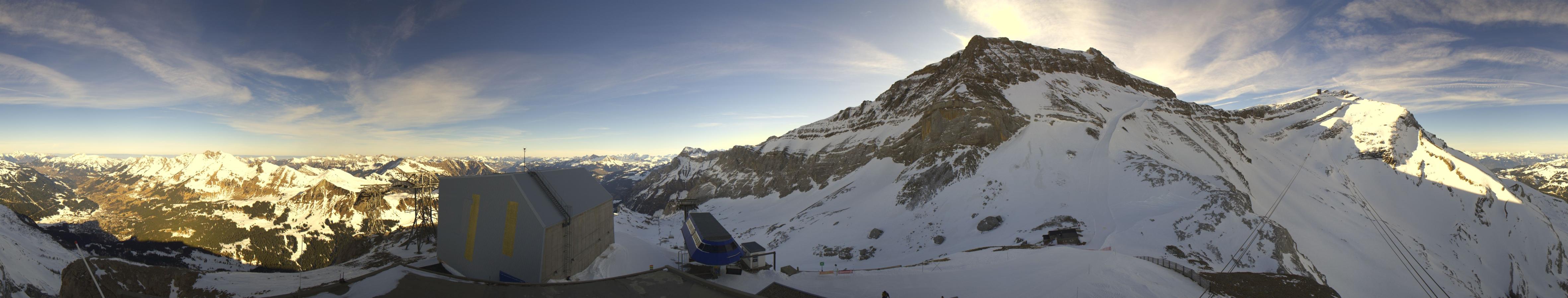 Webcam Glacier 3000: Cabane 2525m