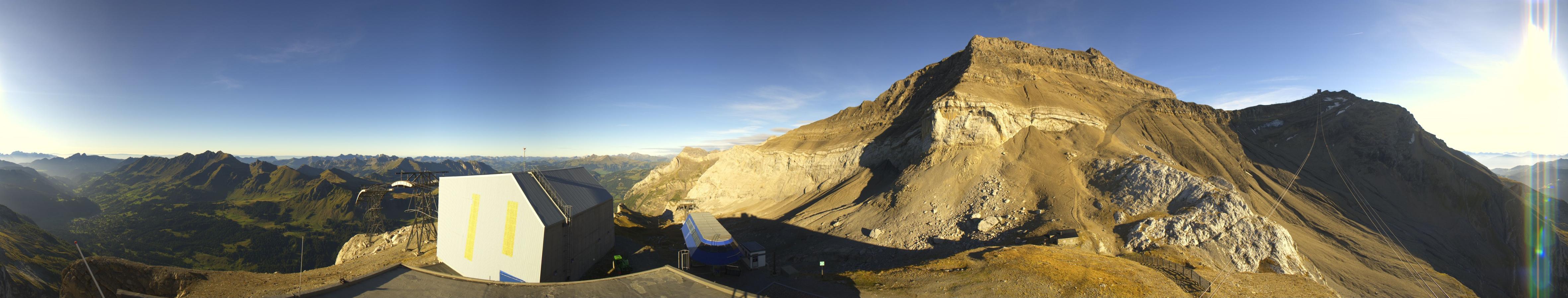 Webcam Glacier 3000: Cabane 2525m
