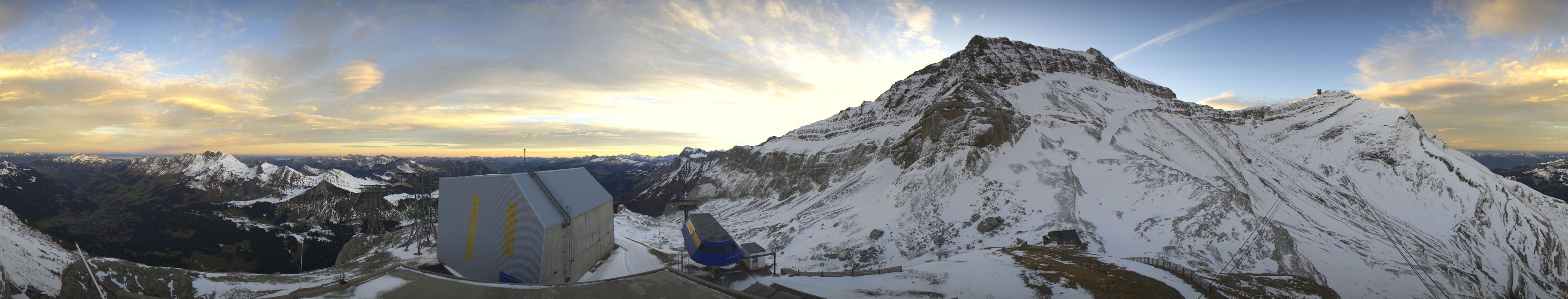 Webcam Glacier 3000: Cabane 2525m