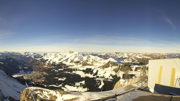 Webcam Glacier 3000: Cabane 2525m