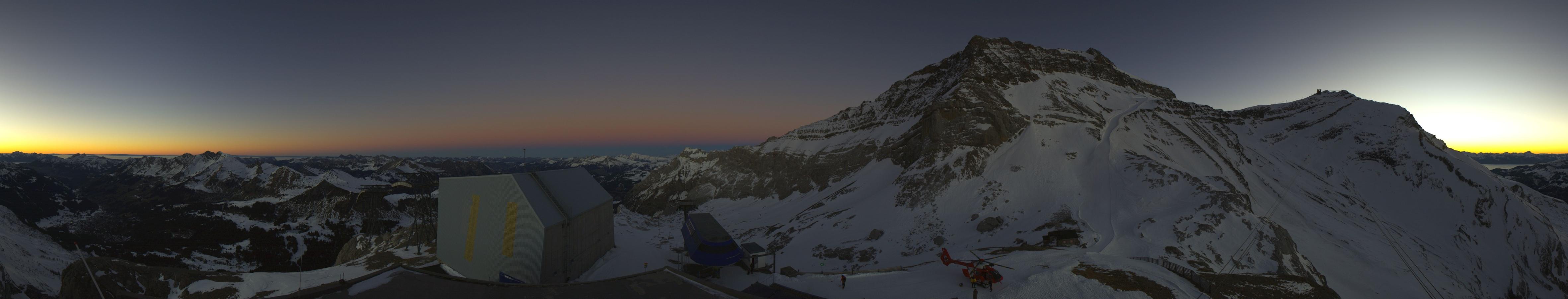 Webcam Glacier 3000: Cabane 2525m