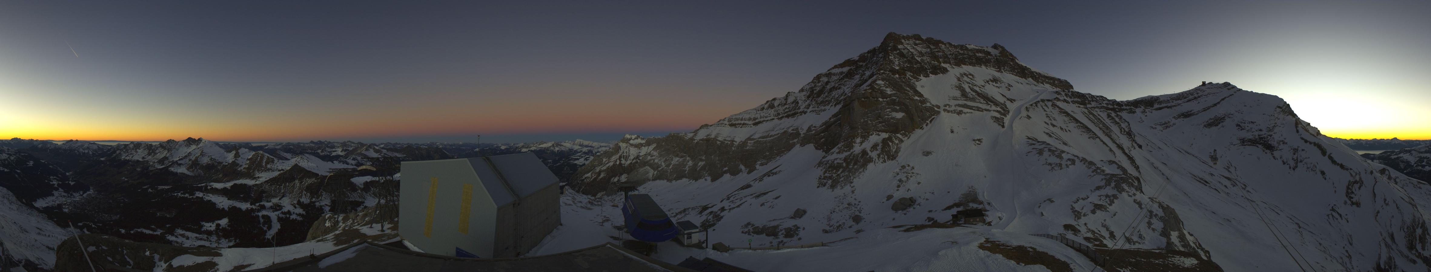 Webcam Glacier 3000: Cabane 2525m