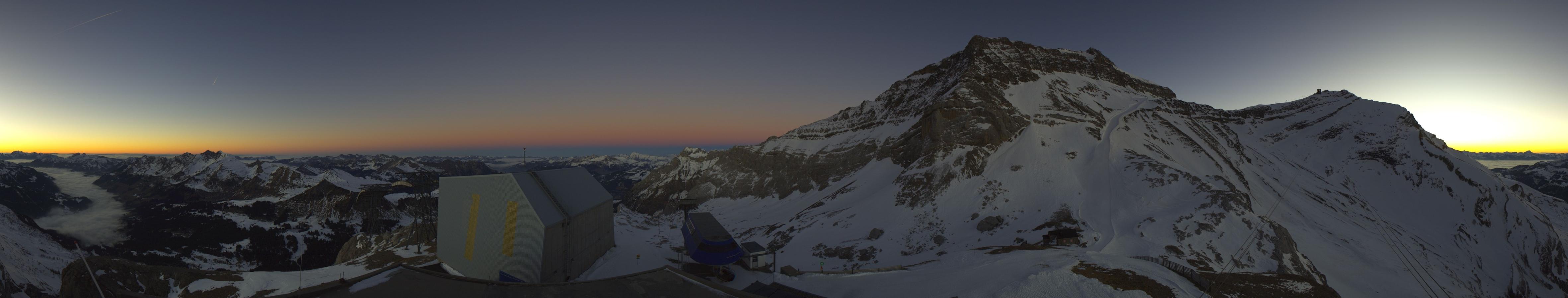 Webcam Glacier 3000: Cabane 2525m