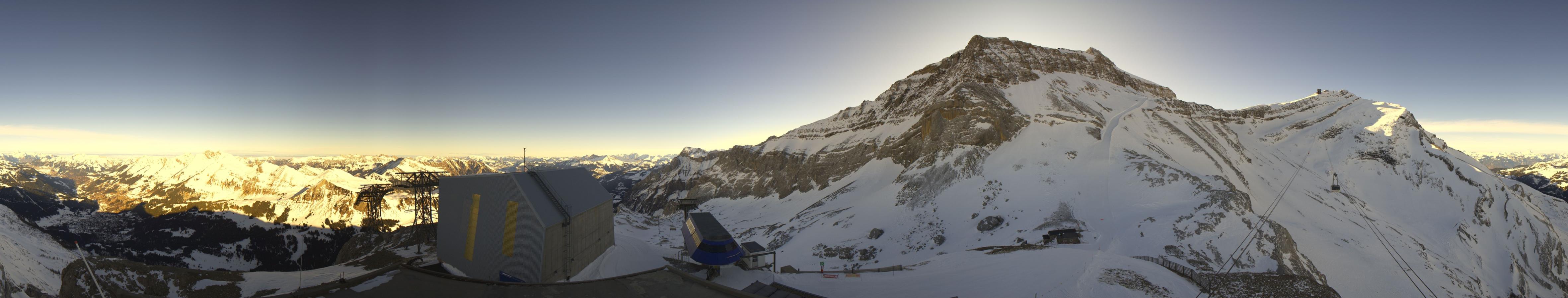 Webcam Glacier 3000: Cabane 2525m