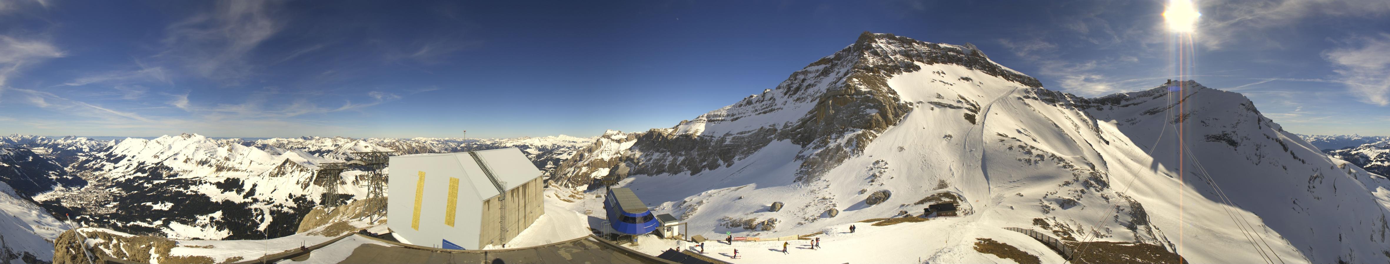 Webcam Glacier 3000: Cabane 2525m