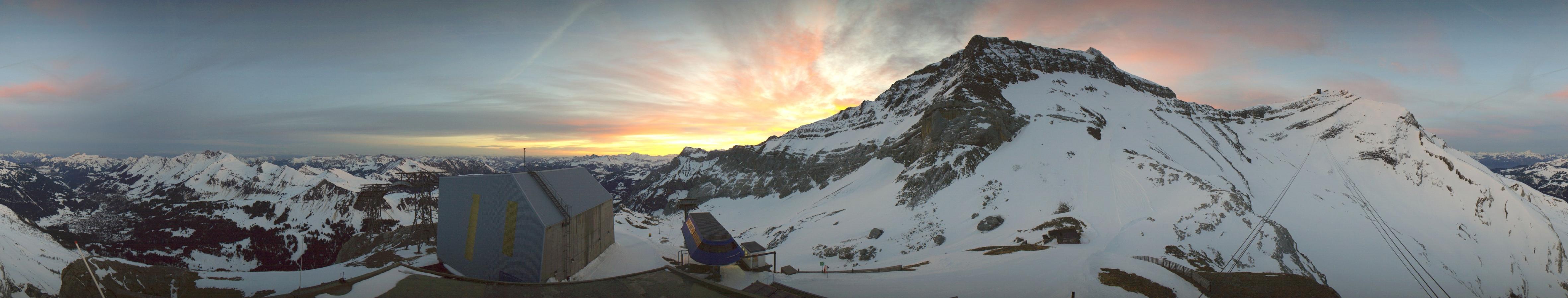 Webcam Glacier 3000: Cabane 2525m