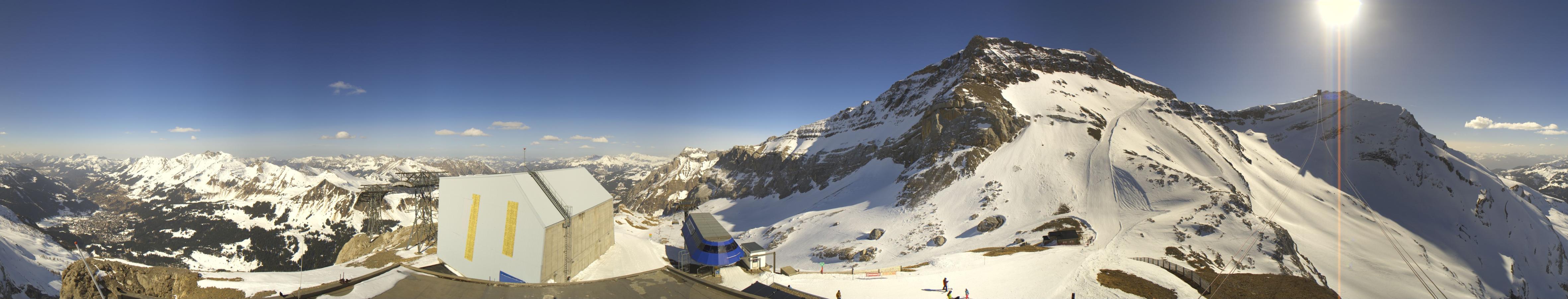 Webcam Glacier 3000: Cabane 2525m