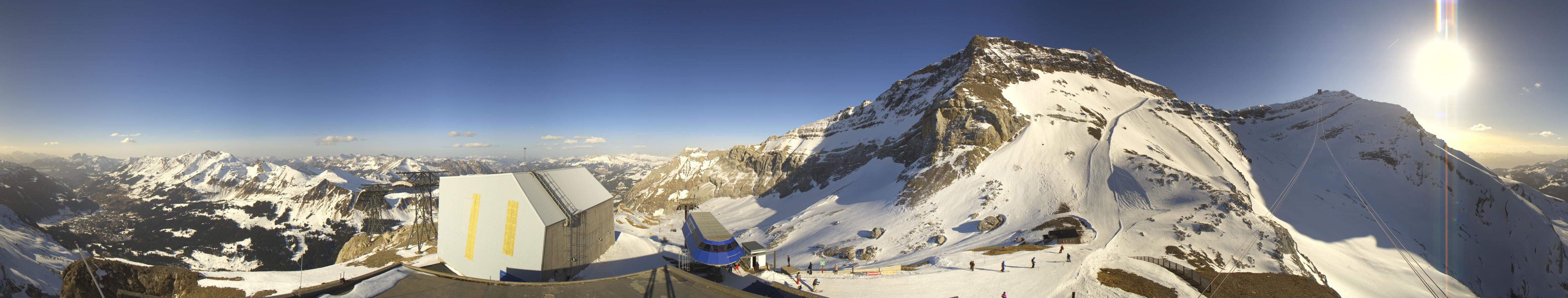 Webcam Glacier 3000: Cabane 2525m