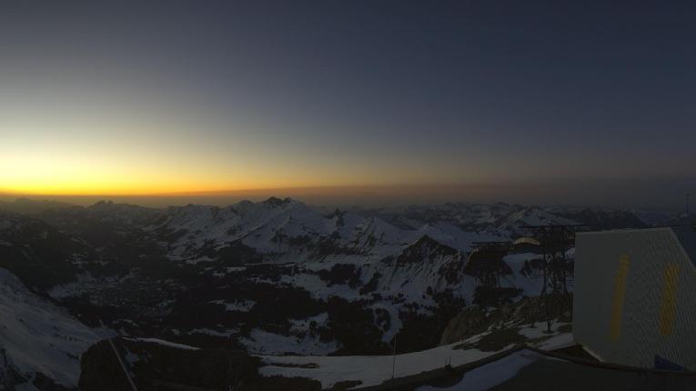 Webcam Glacier 3000: Cabane 2525m