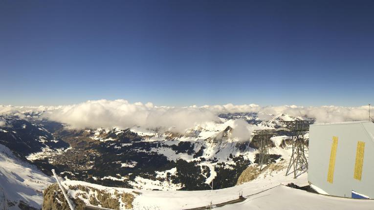 Webcam Glacier 3000: Cabane 2525m