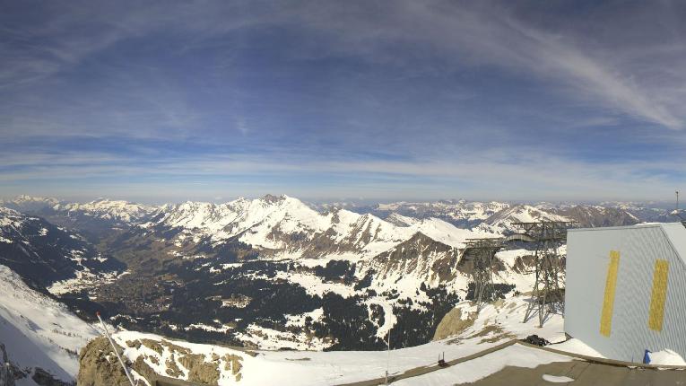 Webcam Glacier 3000: Cabane 2525m