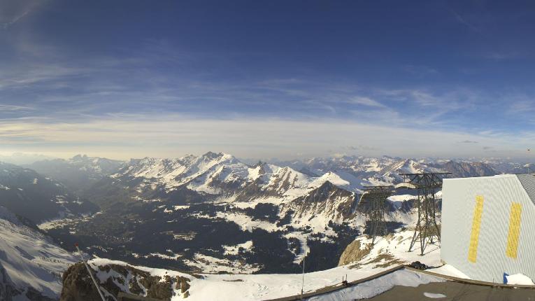 Webcam Glacier 3000: Cabane 2525m