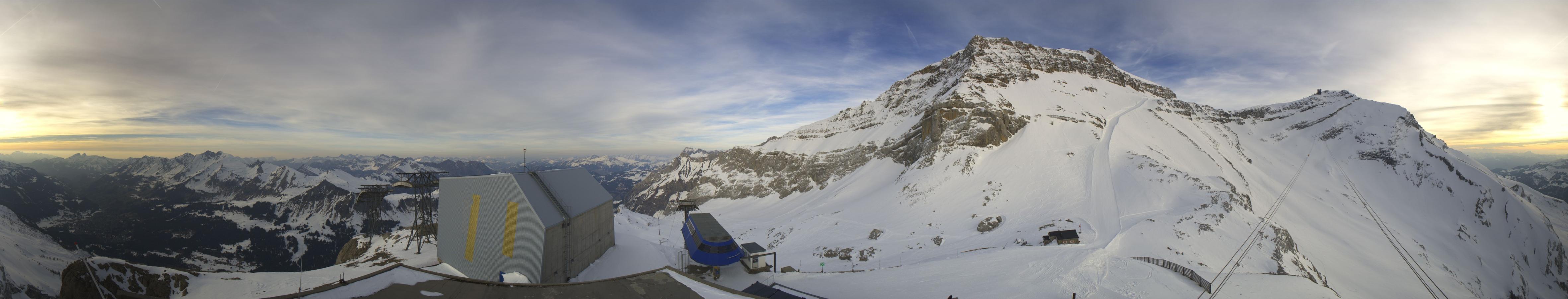 Webcam Glacier 3000: Cabane 2525m