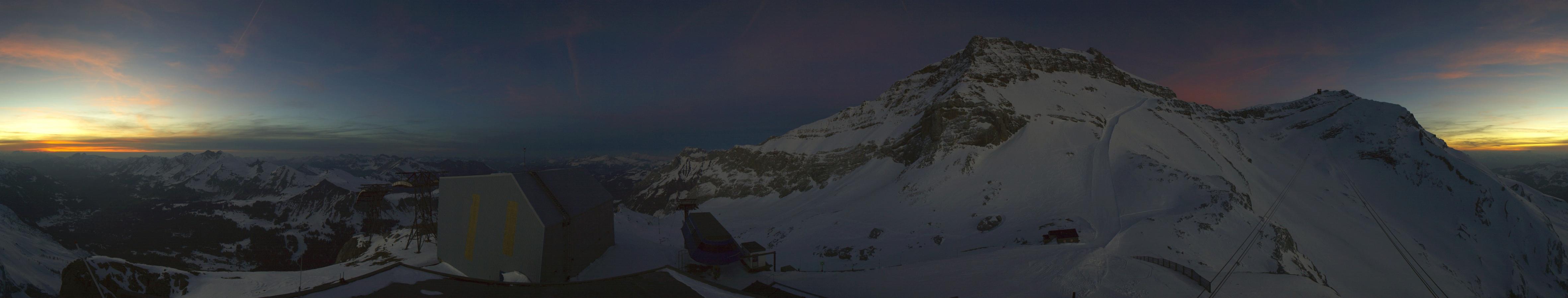 Webcam Glacier 3000: Cabane 2525m