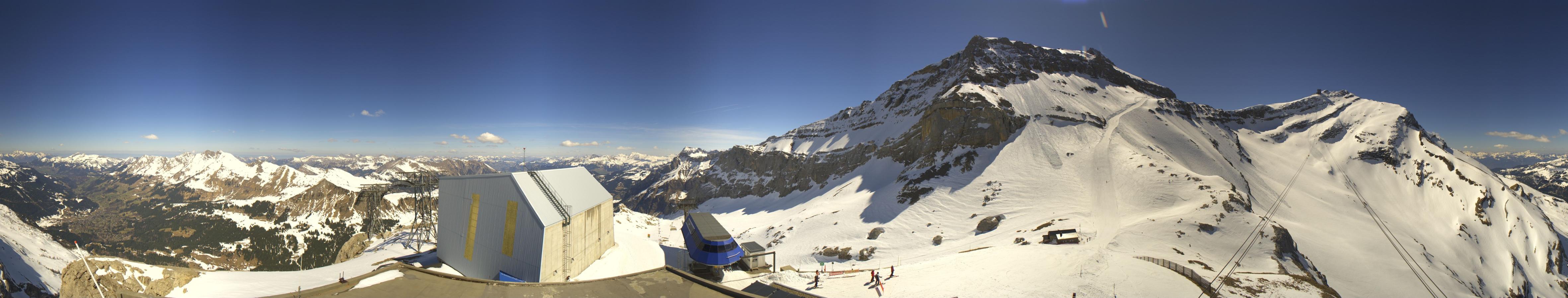 Webcam Glacier 3000: Cabane 2525m