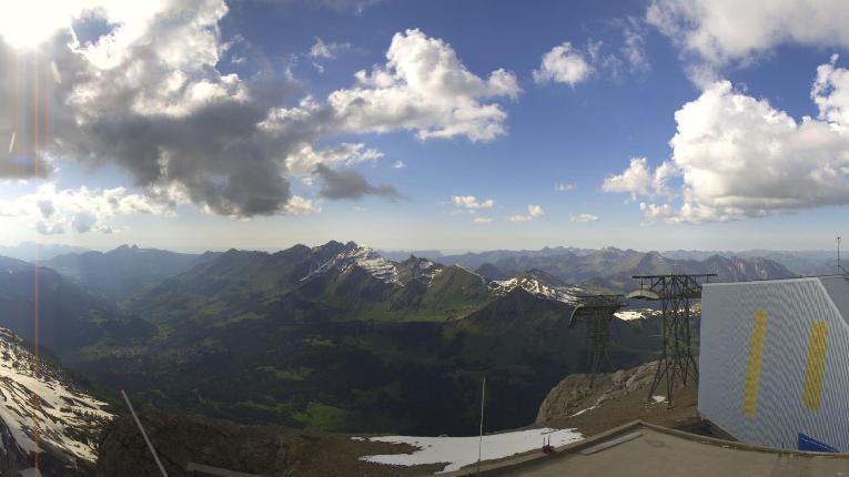 Webcam Glacier 3000: Cabane 2525m