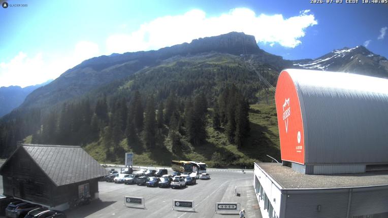 Webcam Glacier 3000: Col du Pillon 1546m