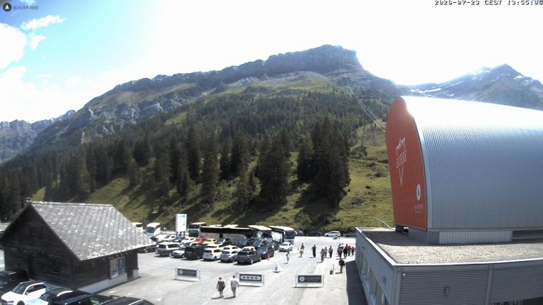 Webcam Glacier 3000: Col du Pillon 1546m
