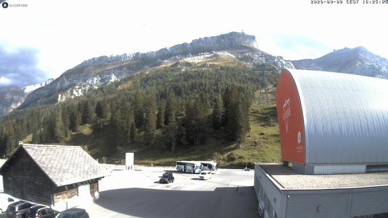 Webcam Glacier 3000: Col du Pillon 1546m