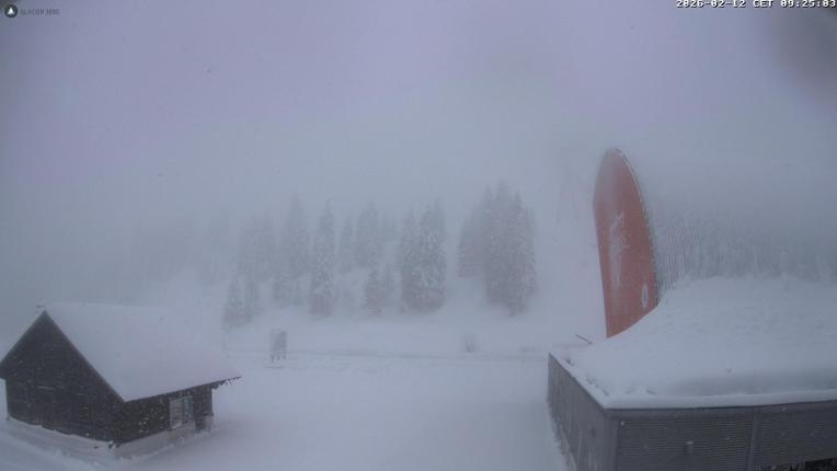 Webcam Glacier 3000: Col du Pillon 1546m