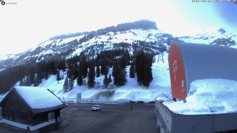 Webcam Glacier 3000: Col du Pillon 1546m