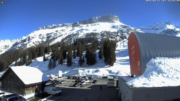 Webcam Glacier 3000: Col du Pillon 1546m