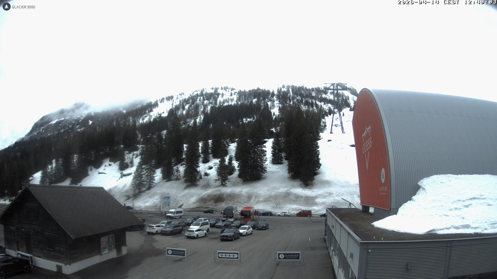 Webcam Glacier 3000: Col du Pillon 1546m