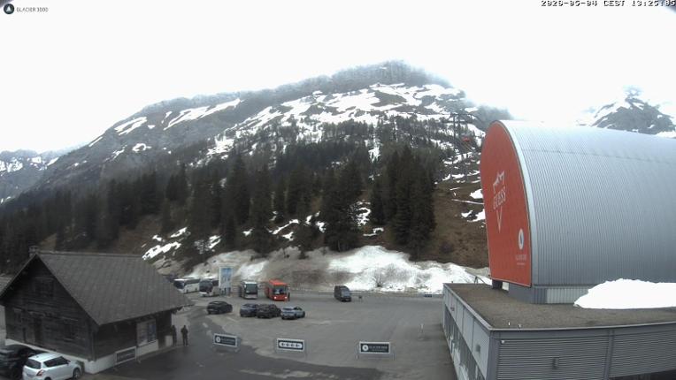 Webcam Glacier 3000: Col du Pillon 1546m