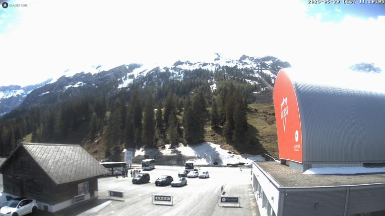 Webcam Glacier 3000: Col du Pillon 1546m