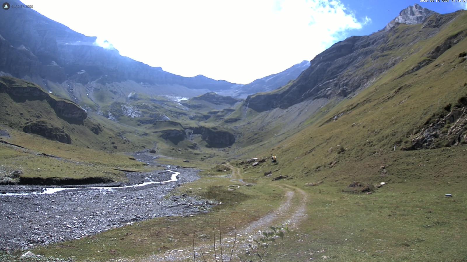 Webcam Glacier 3000: Oldenalp 1834m