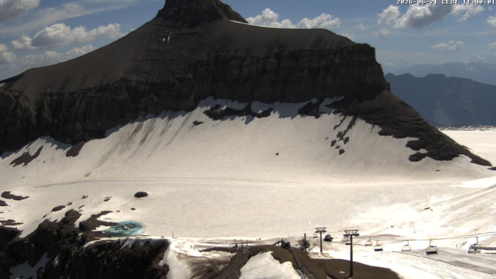 Webcam Glacier 3000: Scex Rouge 2971m