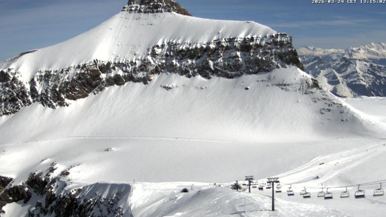 Webcam Glacier 3000: Scex Rouge 2971m