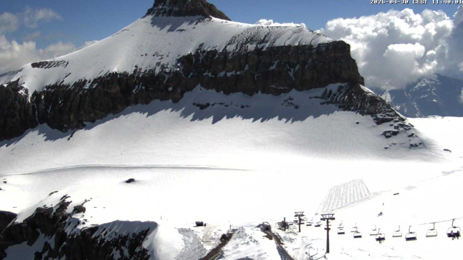 Webcam Glacier 3000: Scex Rouge 2971m