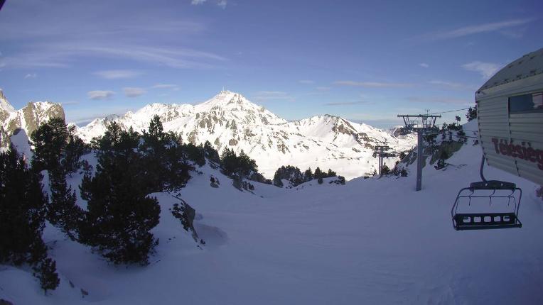 Webcam Grand Tourmalet: La Mongie Pourteilh - 2250m