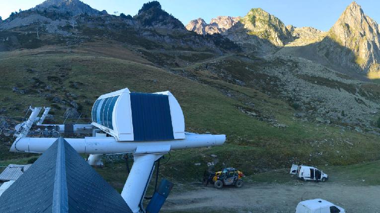 Webcam Grand Tourmalet: La Mongie Tourmalet - 1800m