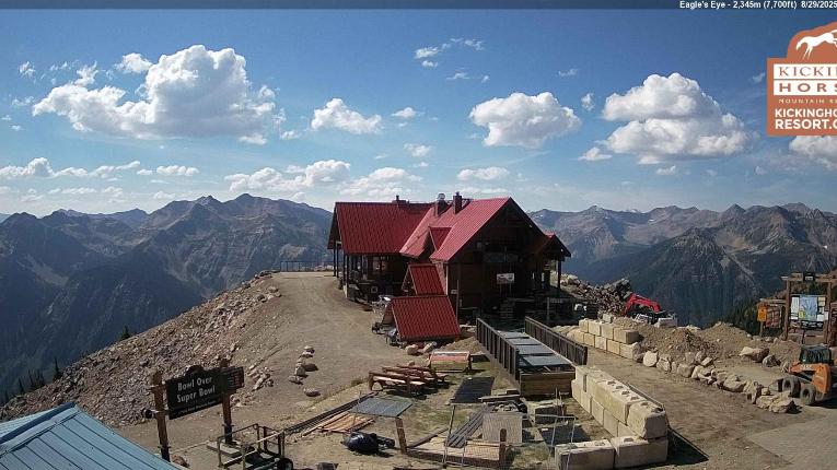 Webcam Kicking Horse: Eagles Eye Restaurant