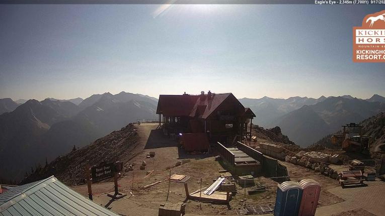Webcam Kicking Horse: Eagles Eye Restaurant