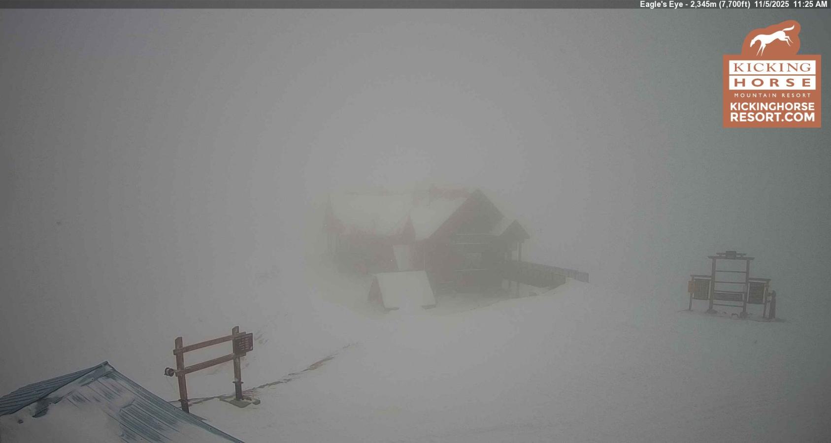 Webcam Kicking Horse: Eagles Eye Restaurant