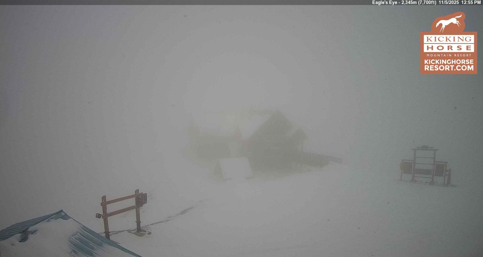 Webcam Kicking Horse: Eagles Eye Restaurant