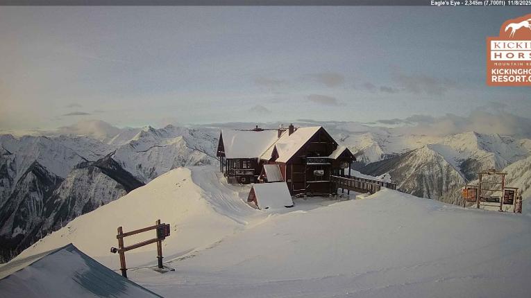 Webcam Kicking Horse: Eagles Eye Restaurant