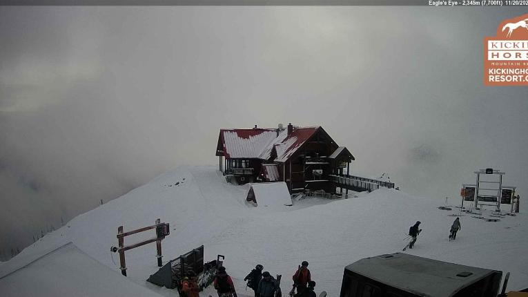 Webcam Kicking Horse: Eagles Eye Restaurant