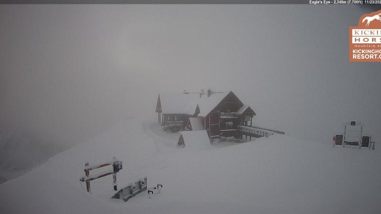 Webcam Kicking Horse: Eagles Eye Restaurant