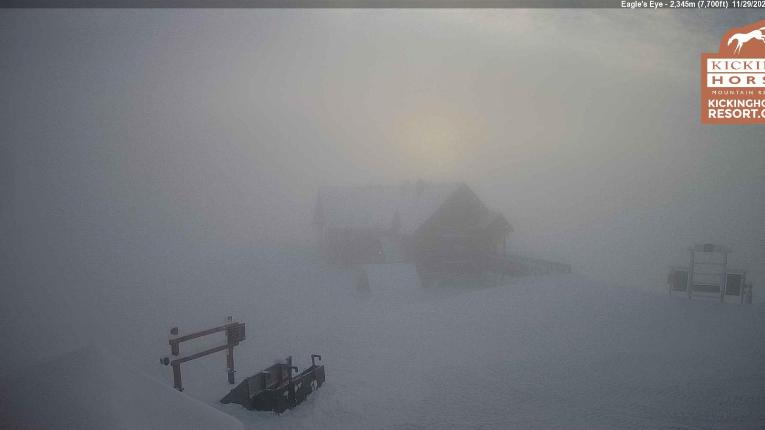 Webcam Kicking Horse: Eagles Eye Restaurant