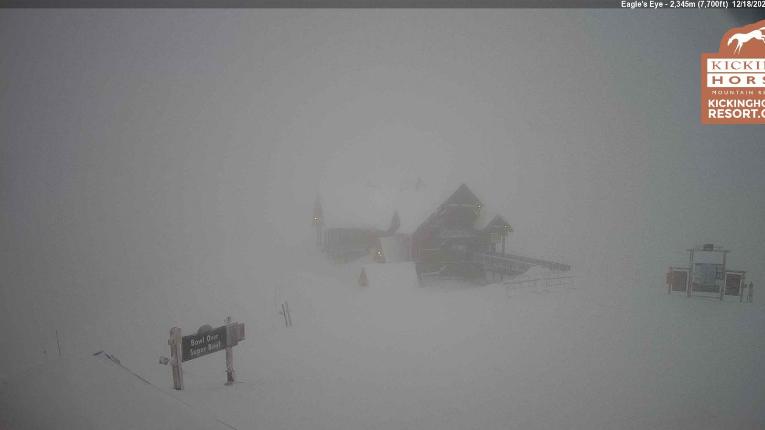 Webcam Kicking Horse: Eagles Eye Restaurant